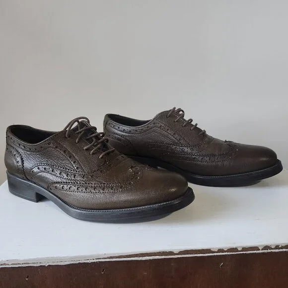 Boemos Made in Italy Leather Wingtip Brogue Oxford Shoes Men\'s Size 10 Men main image 2